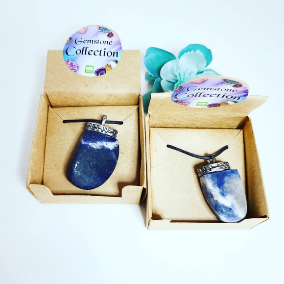 Lapis Lazuli Pendants in a gift box 🎁 - Picture 2 of 2